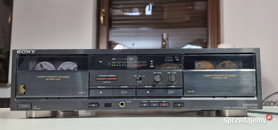 Magnetofon catette deck SONY TCW320 TC W 320 Międzychód