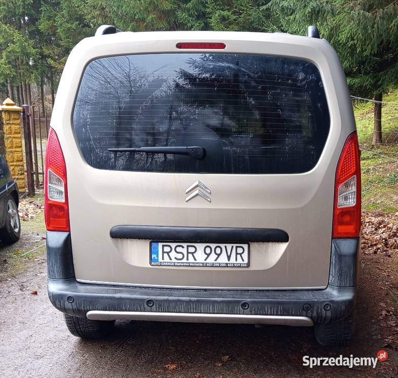 Citroen Berlingo B9 2010 16 HDI XTR 170 5L Bez diesel Czudec sprzedam