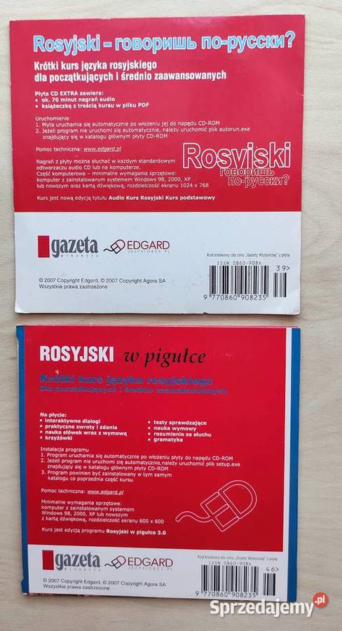 Słownik rosyjskopolski Dworecki 1950 r Kurs j Katowice