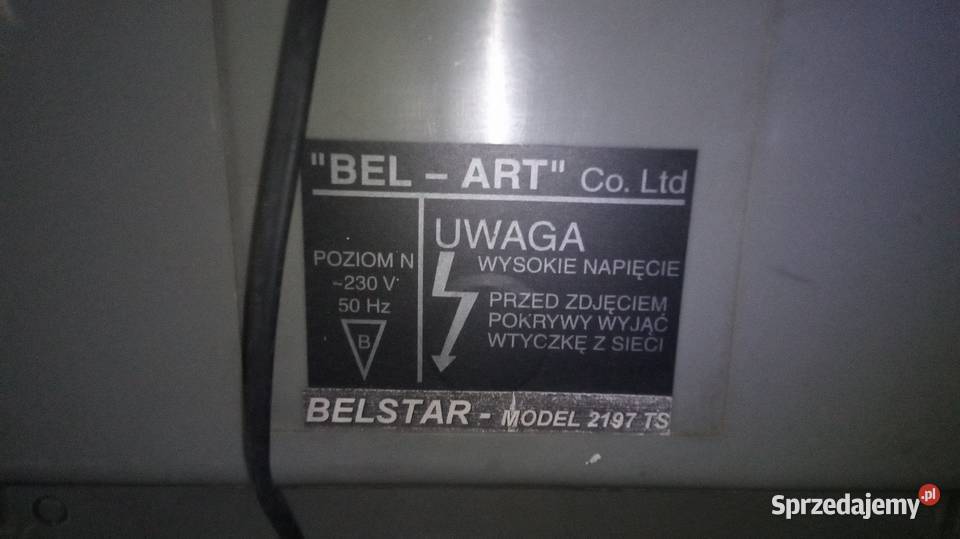 Telewizor BELSTAR z lat PRL Kineskopowy Lubartów