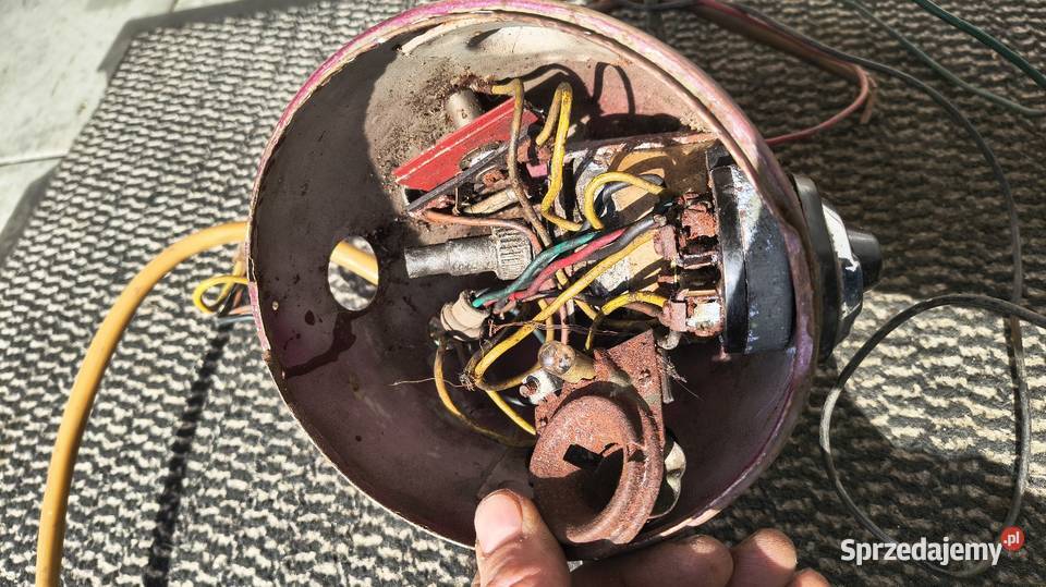 Lampa przód stacyjka oprawa żarówki WFM WSK Rzeszów