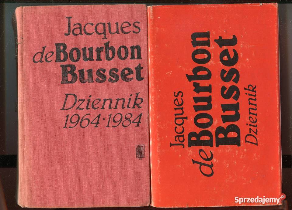 Dziennik 19641984 Bourbon Busset 2 egzemplarze zachodniopomorskie Szczecin