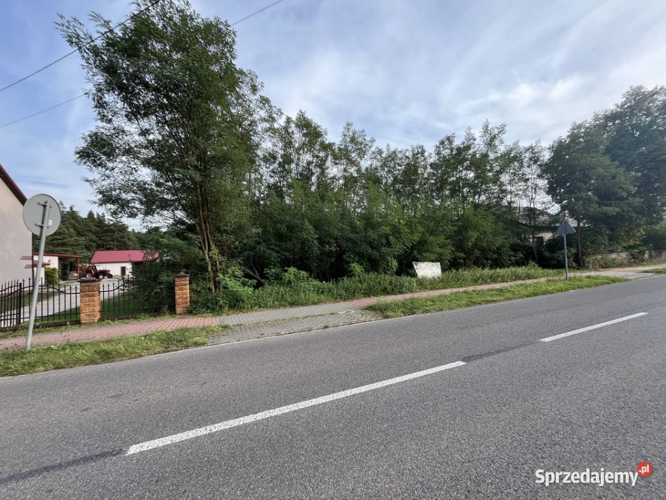Działka budowlana Wola Chodkowska gm Kozienice asfalt