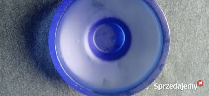 Skandynawski świecznik tealight szkło kobaltowe Koźminek