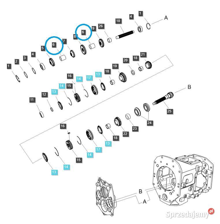 Tulejka dystansowa TRG281 LS Tractor 40010066 podkarpackie Tajęcina