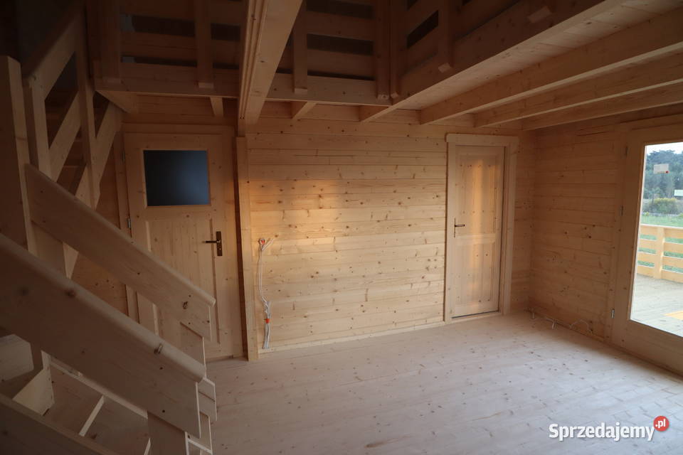 Dom Domek drewniany z bala CYPR 48m2taras 13m2 Warszawa