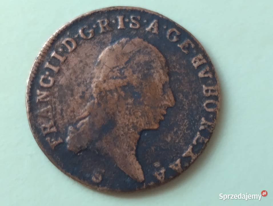 Moneta 1 kreuzer 1800 mazowieckie Warszawa