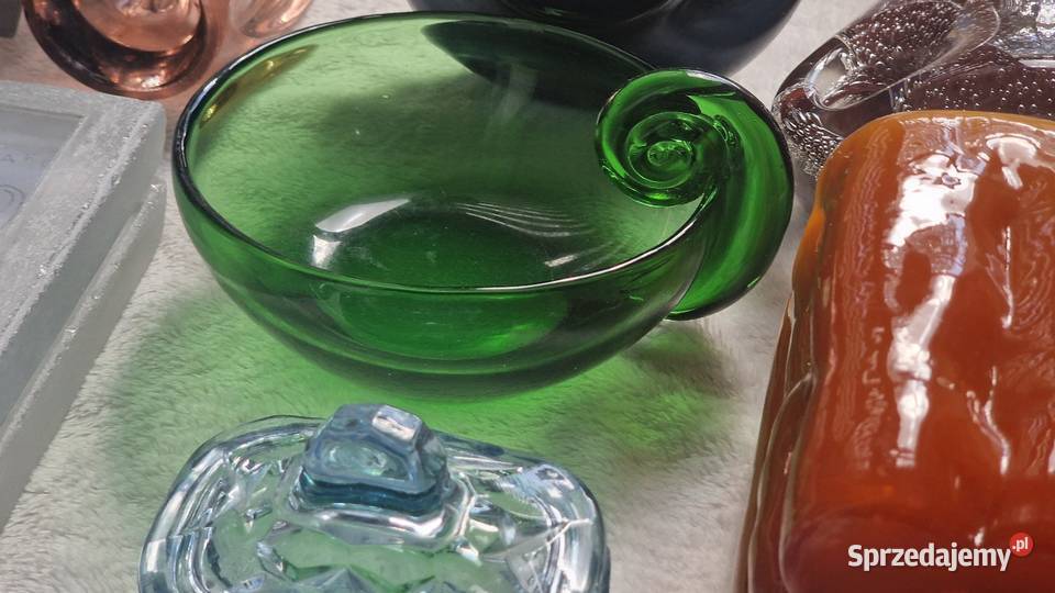 Szkło kolorowe prl 32 zestaw kryształy Kraków sprzedam