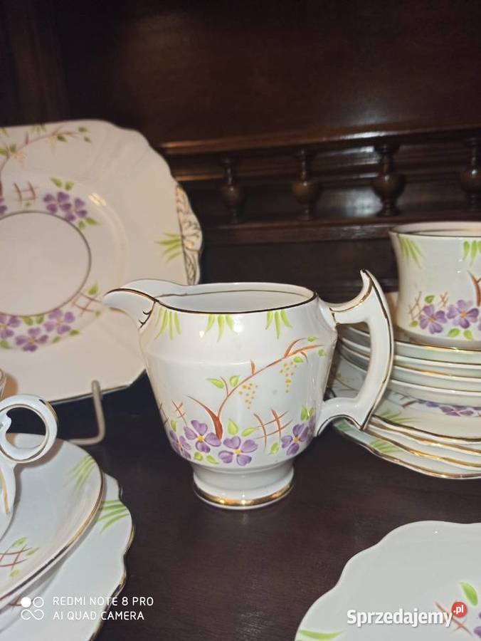 Serwis na 6 osób Phoenix Made in England Porcelana i szkło