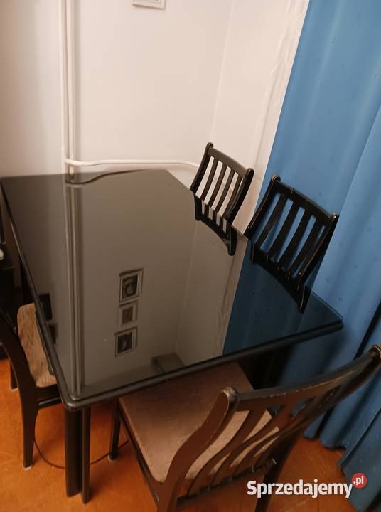 Okazja Stół 4 krzesła drewniany Stoły