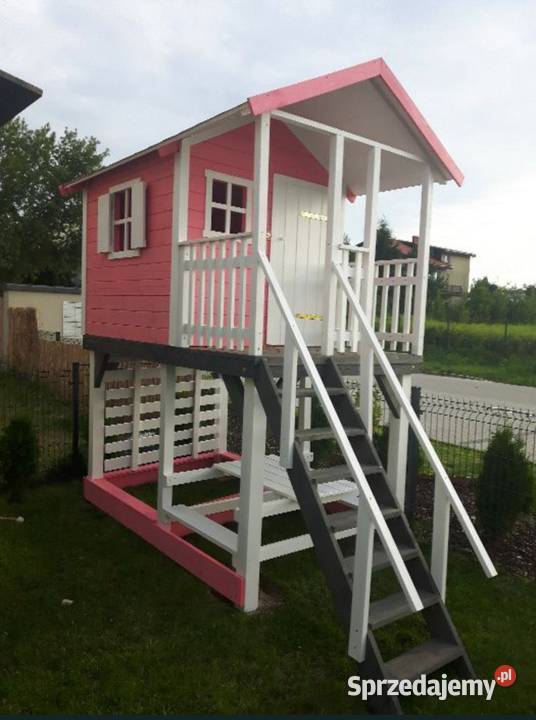 Domek dzieci plac zabaw stolik piaskownica ślizg Domki drewniane świętokrzyskie Bliżyn