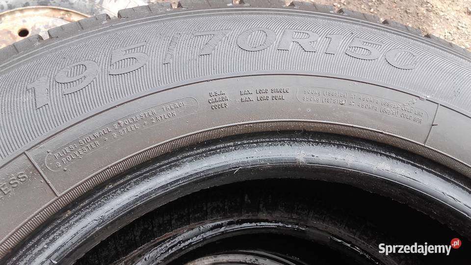 Para opon Sava Trenta 19570 R15C letnie 70 Samochodowe Gniewkowo sprzedam