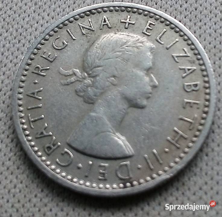 WIELKA BRYTANIASIX PENCE1957 r Legionowo