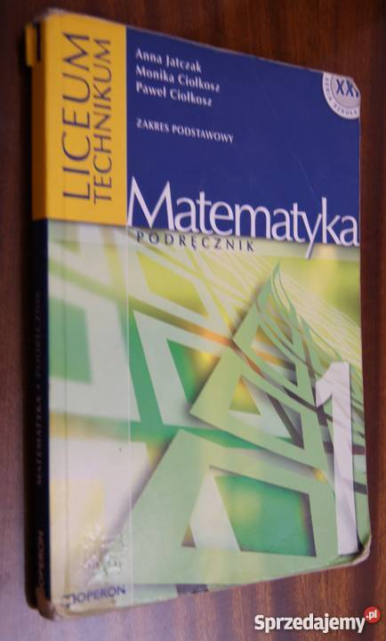Matematyka 1 podręcznik Parczew