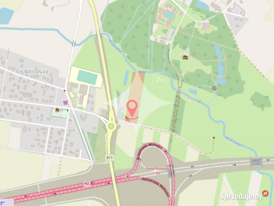 Działka budowlana w Ciciborze Dużym 1400m2 Cicibór Duży