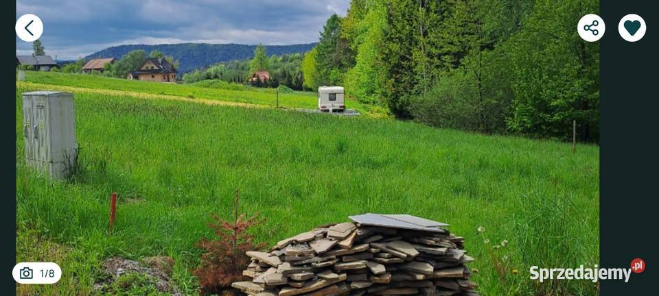 Działka Budowlana Uście Gorl8ckie Zalew Uście Gorlickie