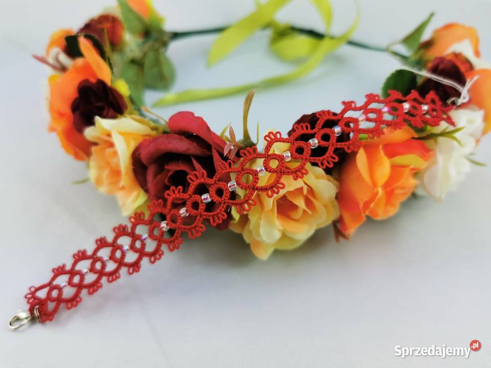 Bransoletka frywolitkowa małopolskie Wiśniowa