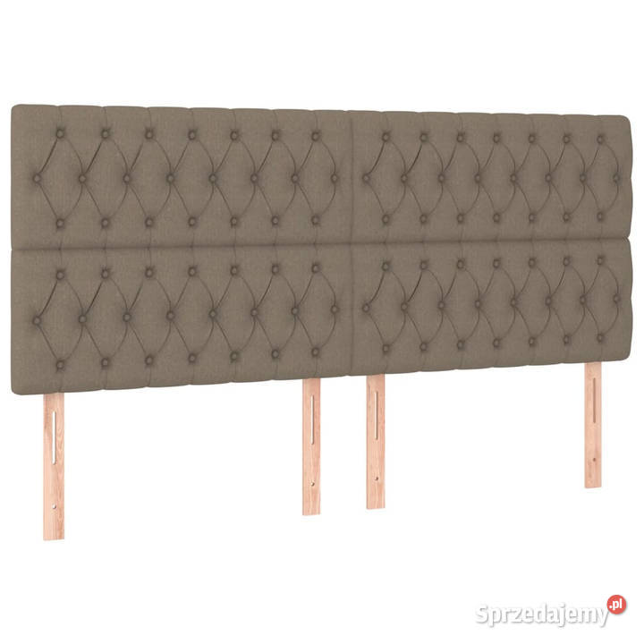 Zagłówek do łóżka z LED taupe 200x7x118128 Ramy i stelaże sprzedam