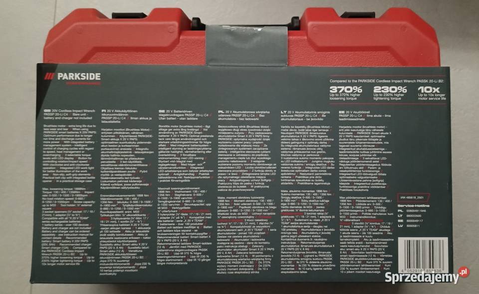 PARKSIDE PERFORMANCE Akumulatorowy klucz udarowy Ełk