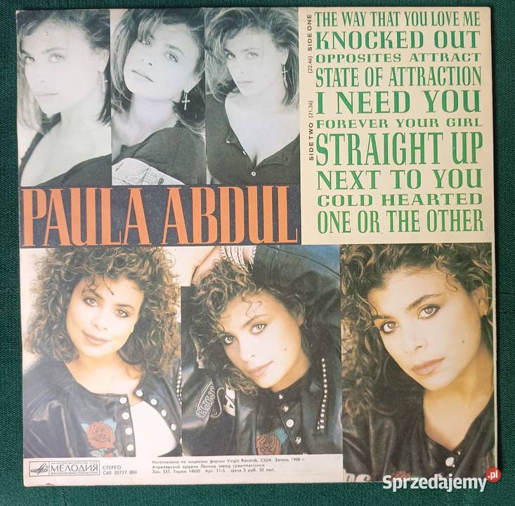Paula Abdul Forever your girl winyl Zbylitowska Góra
