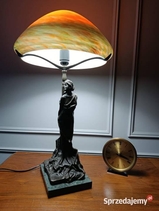 Lampa gabinetowa secesyjna Art Nouveau Deco E