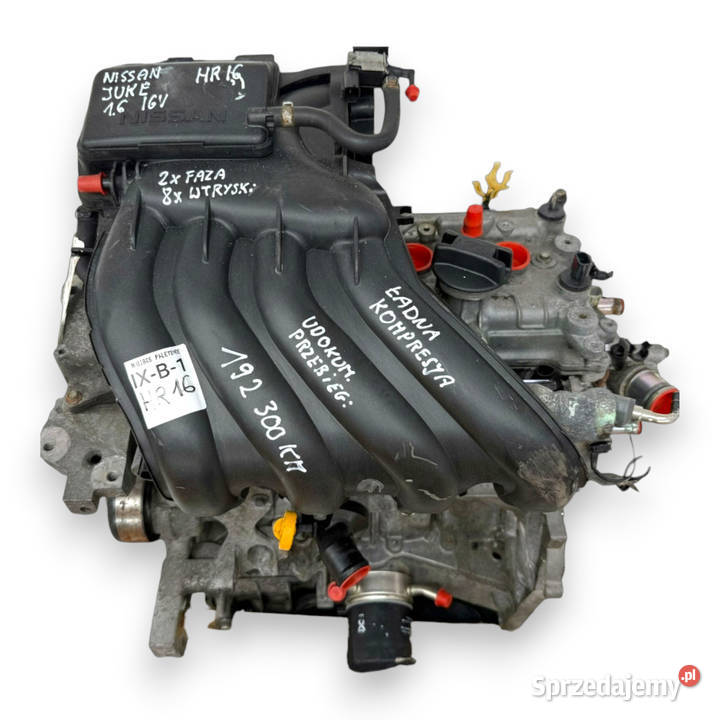 SILNIK HR16 Nissan Juke Note 16 16V 4 wtryski Chełm