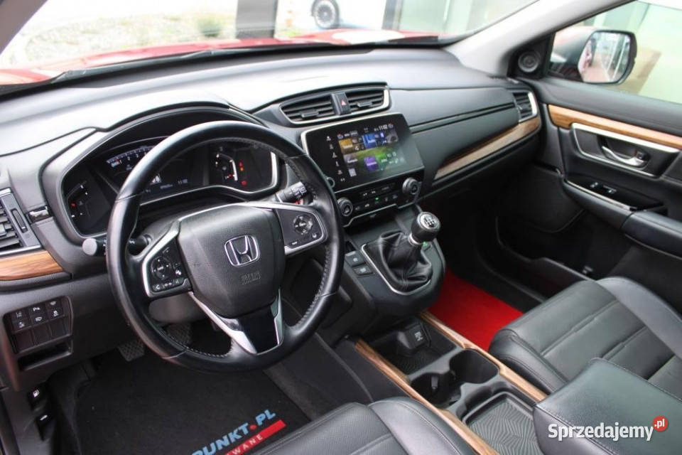 Honda CRV 2018r serwis ASO Carplay Kamera Skóra Kraków