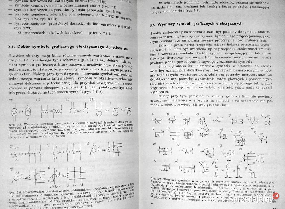 Rysunek techniczny elektryczny Karol Michel Książki i Podręczniki Chełm