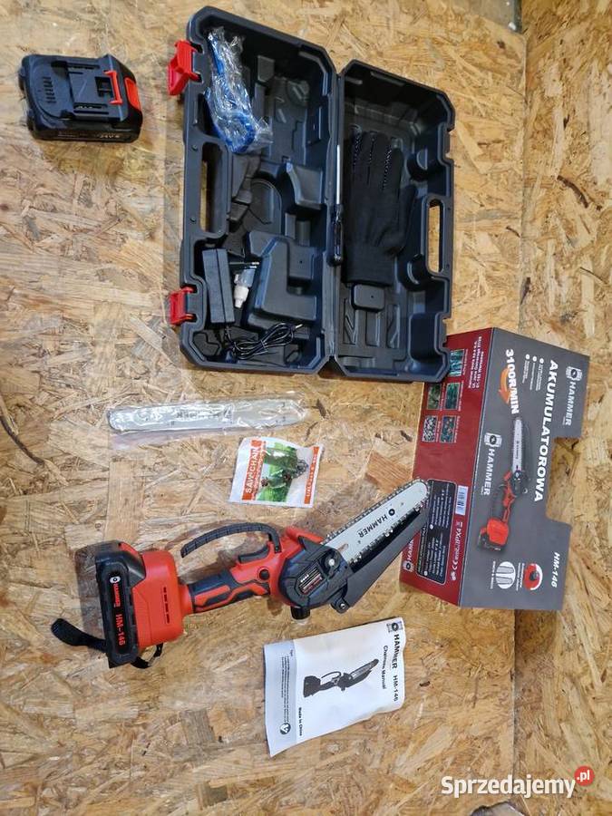 PIŁA ŁAŃCUCHOWA PILARKA AKUMULATOROWA 24V 2 X Piły łańcuchowe Głogowa sprzedam