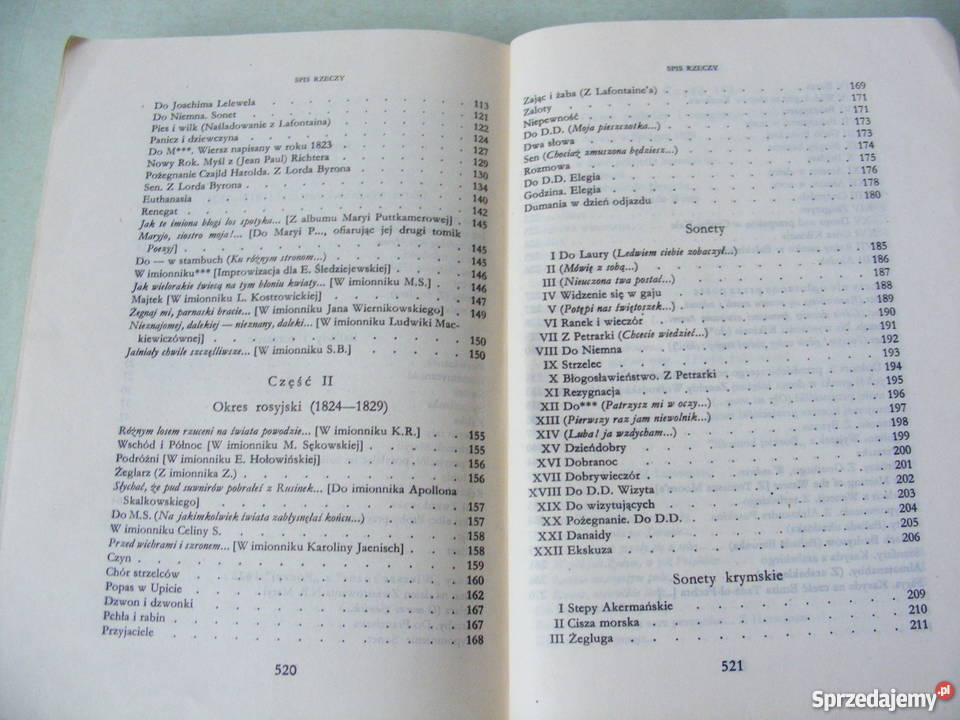 Mickiewicz x 4 Pan Tadeusz Wiersze Powieści literatura piękna - proza polska Oborniki Śląskie