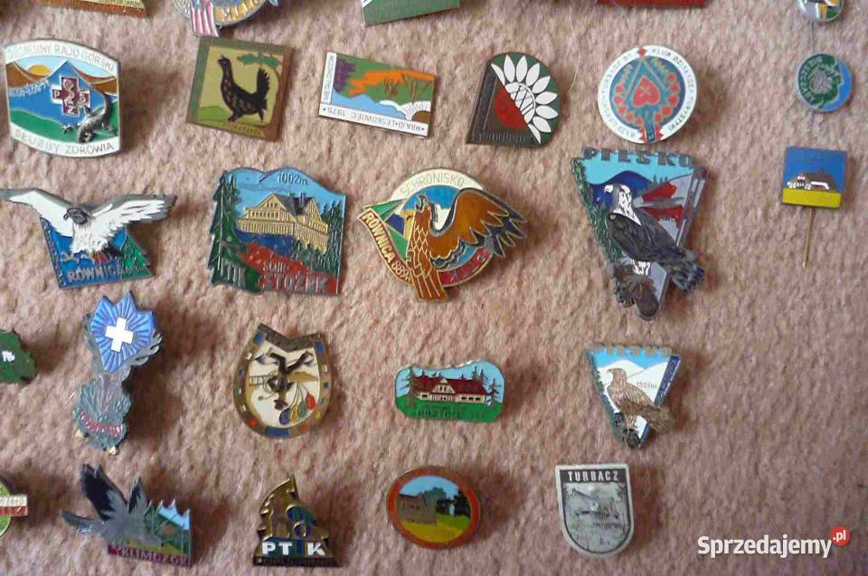 ZESTAW ODZNAK PTTK STARE I INNE 82 Pozostałe małopolskie