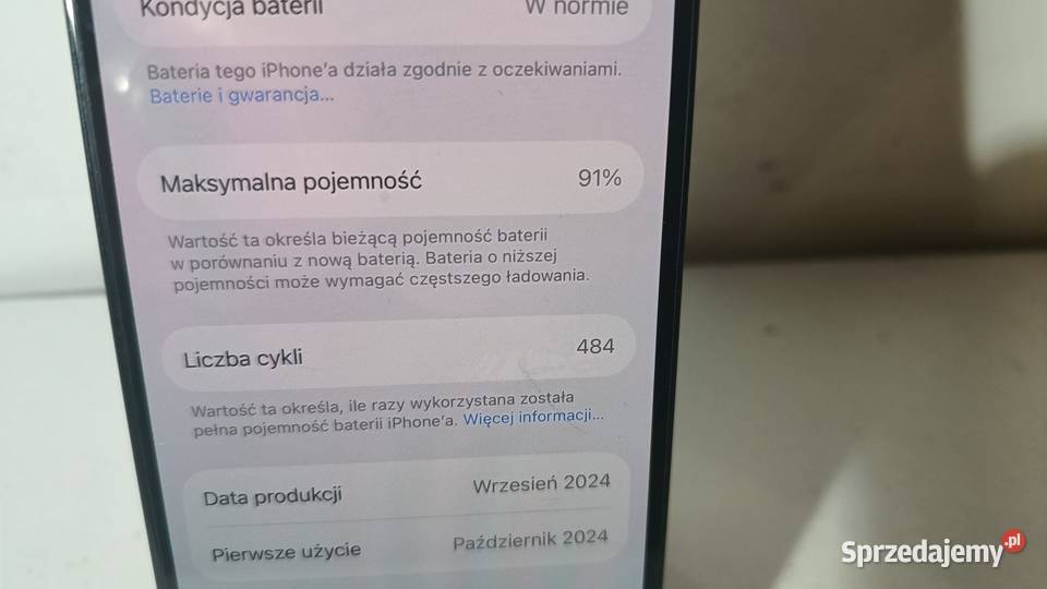 Smartfon APPLE iPhone 16 8128GB Apple / iPhone Katowice sprzedam