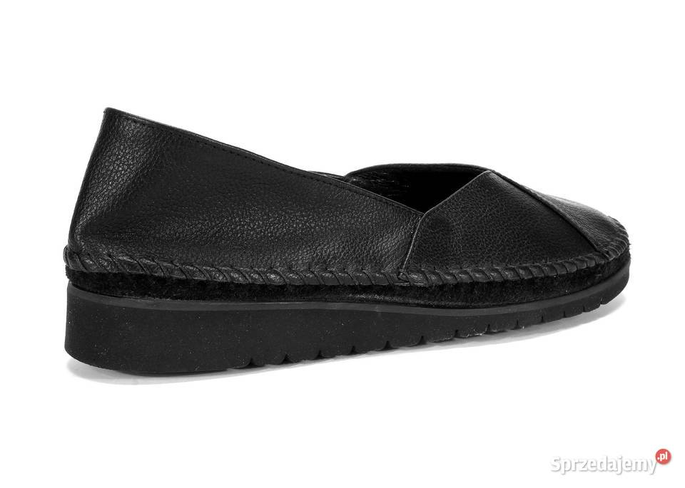 Wsuwane baleriny damskie czarny 36 41 Kalwaria Zebrzydowska