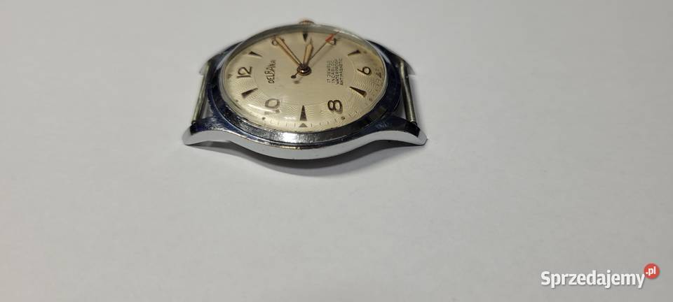 DELBANA szwajcarski zegarek z lat 50tych model Sosnowiec