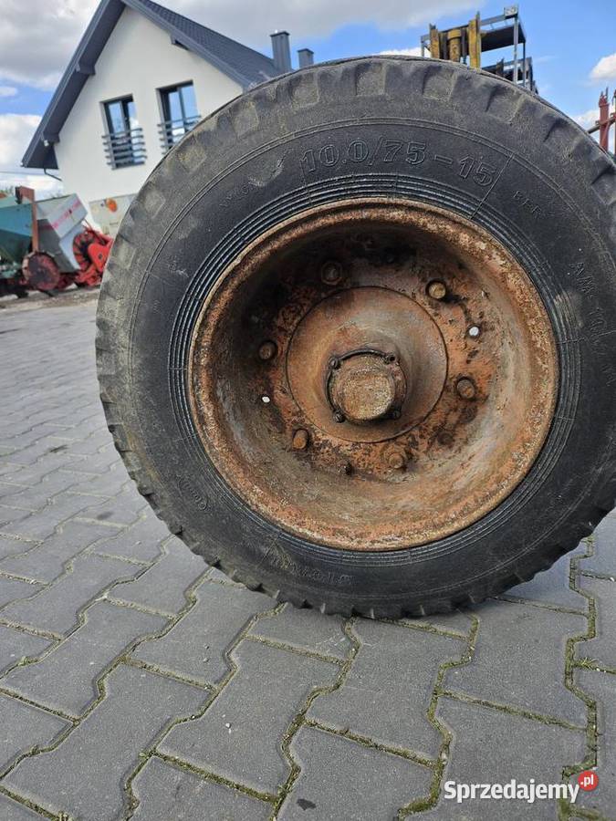 Oś rolnicza z kołami balonowymi małopolskie Stogniowice