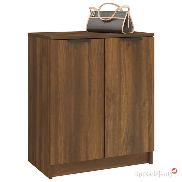 Szafka na buty brązowy dąb 59x35x70 WM817104 mazowieckie Warszawa
