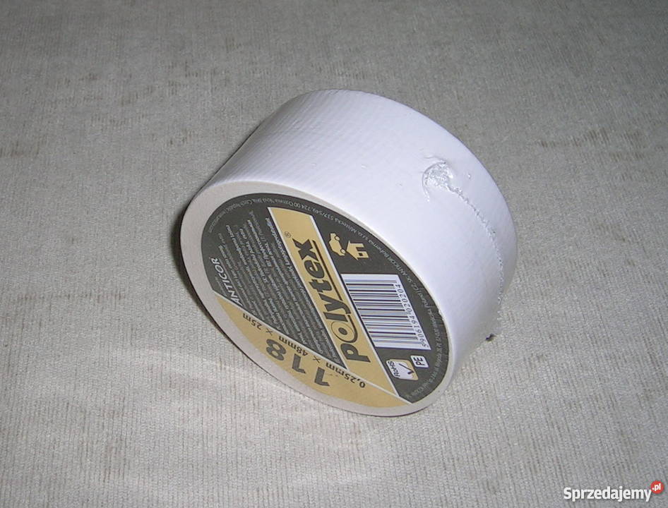 Taśma klejąca wodoodporna 48mm 25m biała mocna Wyszków