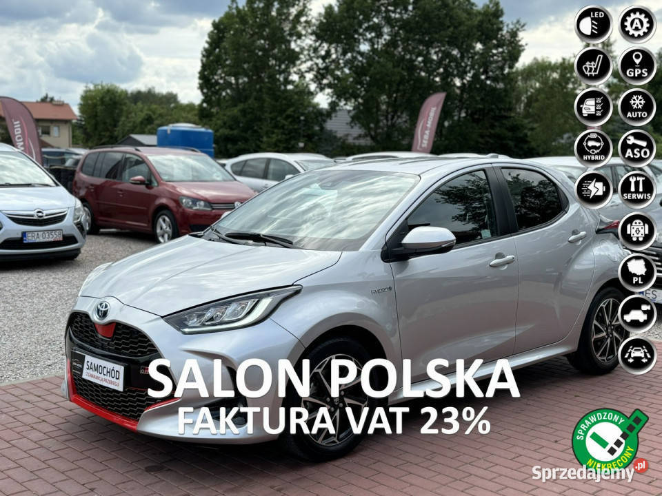 Toyota Yaris Hybryda Gwarancja Automat Salon pełny VAT