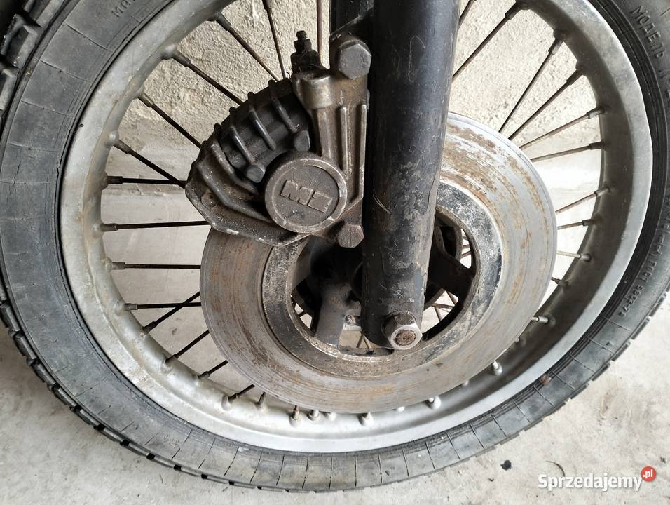 Lagi przód koło MZ 250 śląskie Truskolasy