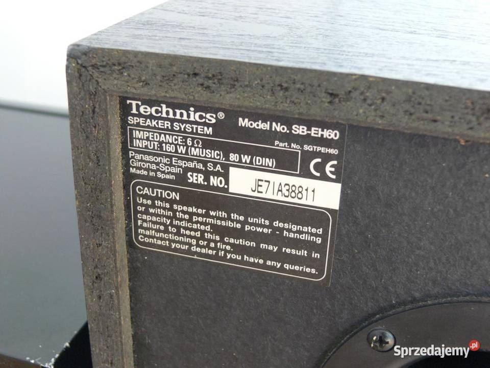 Wieża Technics SAEH60 kolumny WYSYŁKA podkarpackie Jasło