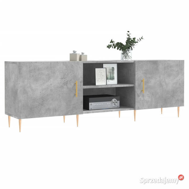 Szafka pod TV szarość betonu 150x30x50 WM829088 mazowieckie Warszawa