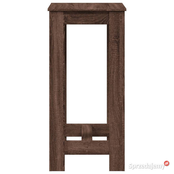 Stolik barowy brązowy dąb 51x50x1035 WM854406 Stoły Warszawa