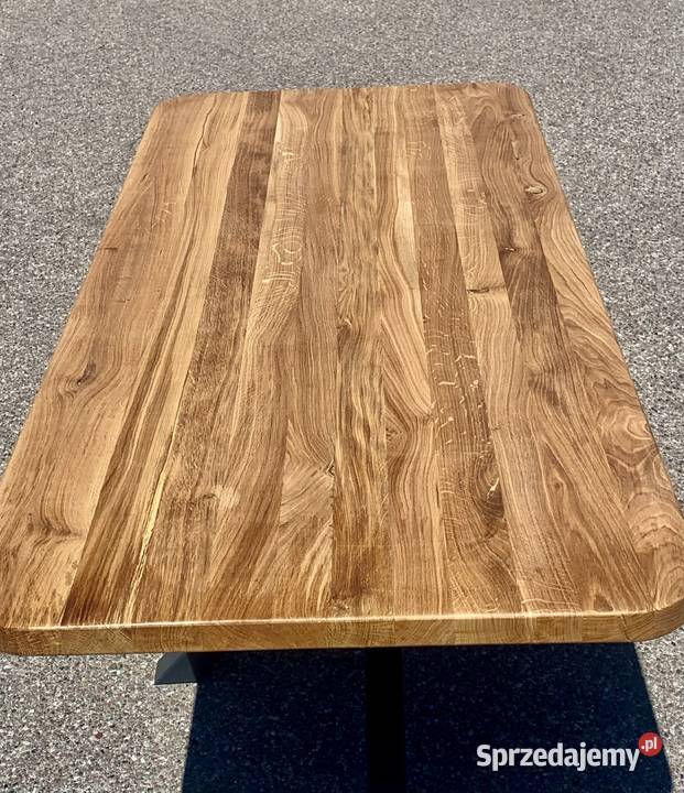 Stół dębowy pająk 240 w stylu loftowym Dryga