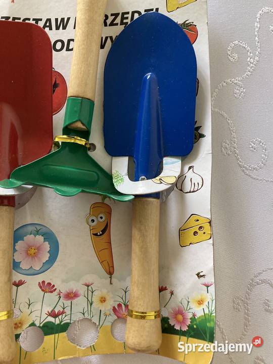 Zestaw mini narzędzi ogrodowych dzieci zabawy Czerwionka-Leszczyny sprzedam