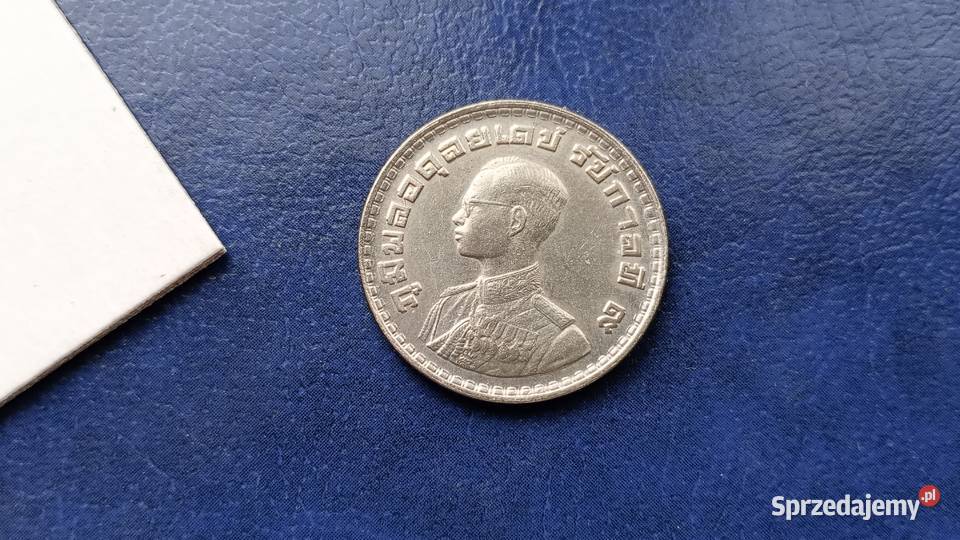 Stare monety 1 bath 1962 Tajlandia Numizmatyka Lesko