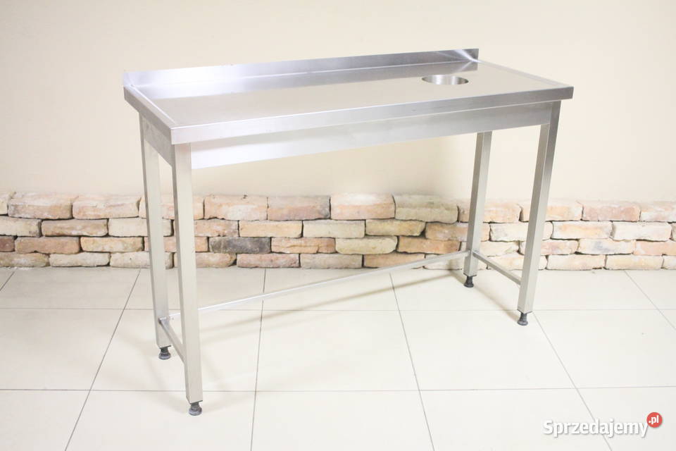 Stół gastronomiczny 130x50 z otworem na odpadki Pszczyna sprzedam