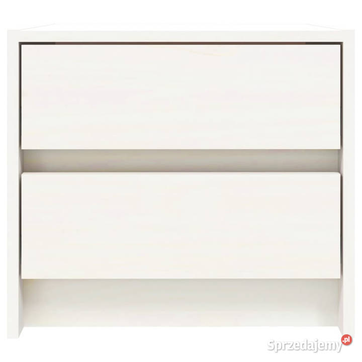 Szafka nocna biały 40x31x355 lite drewno sosnowe Warszawa
