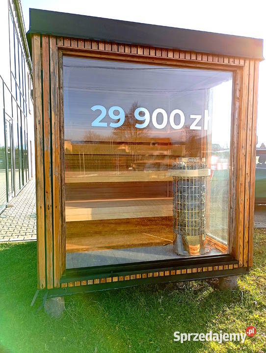 Sauna zewnętrzna elektryczna lamel OKAZJA Andrychów sprzedam