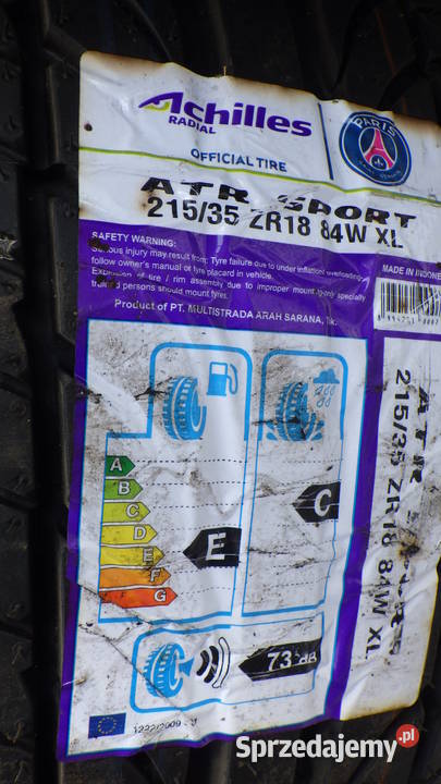 Achilles ATR Sport 21535 R18 2253518 84 W XL podkarpackie Dębica sprzedam