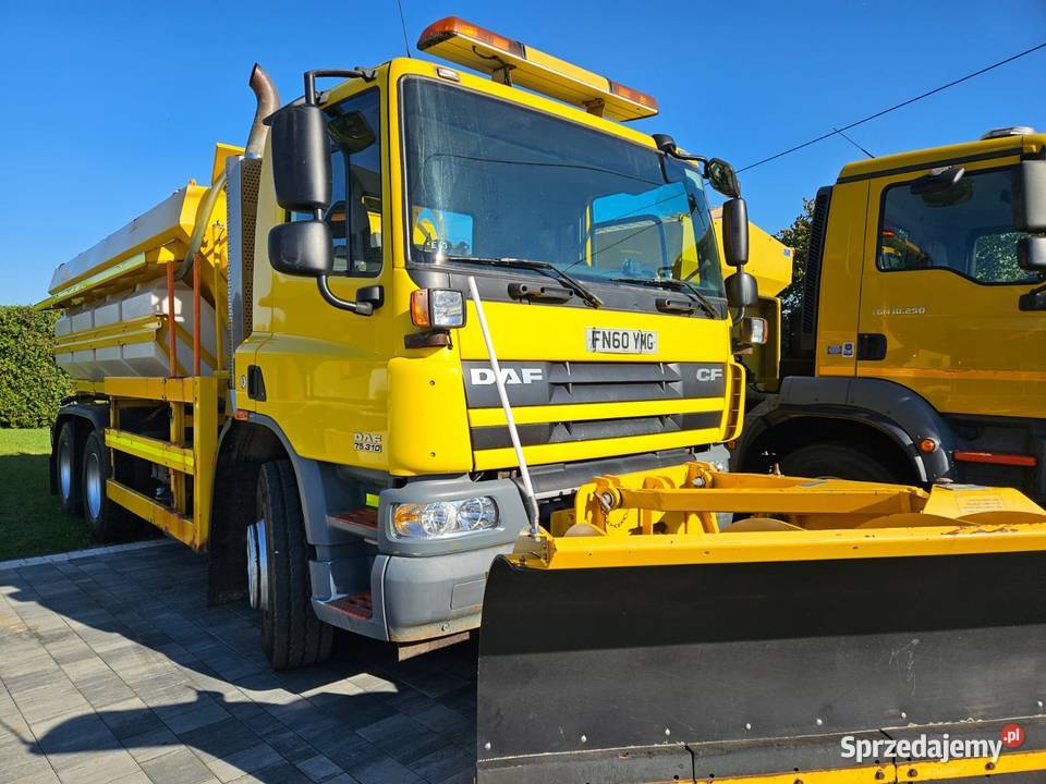 DAF CF 75310 Specjalny Piaskarka Solarka ECON 9m podkarpackie Ropczyce